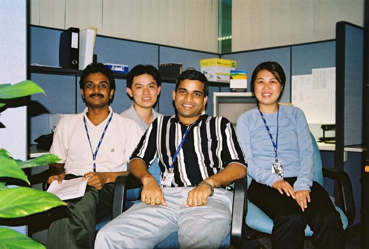 From left to right: Pavan, Gary, Ranjan, Nicole