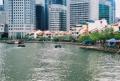 Clarke Quay from a bridge